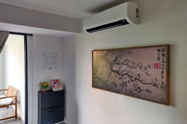 Sistema de aire acondicionado y arte decorativo oriental